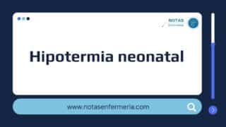 00280 Hipotermia neonatal