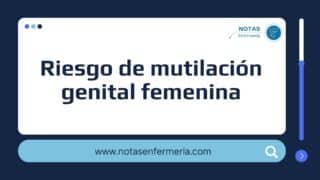 00272 Riesgo de mutilación genital femenina